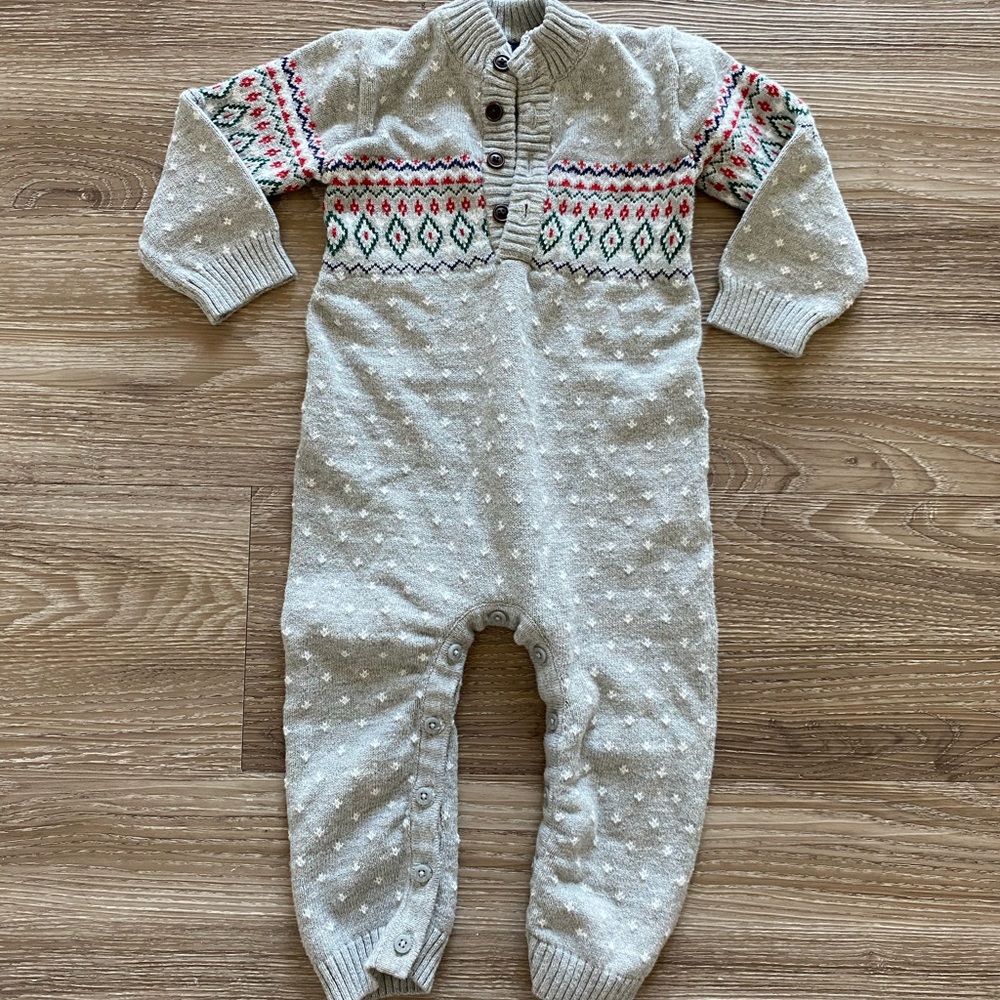 Janie and Jack Sweater Romper